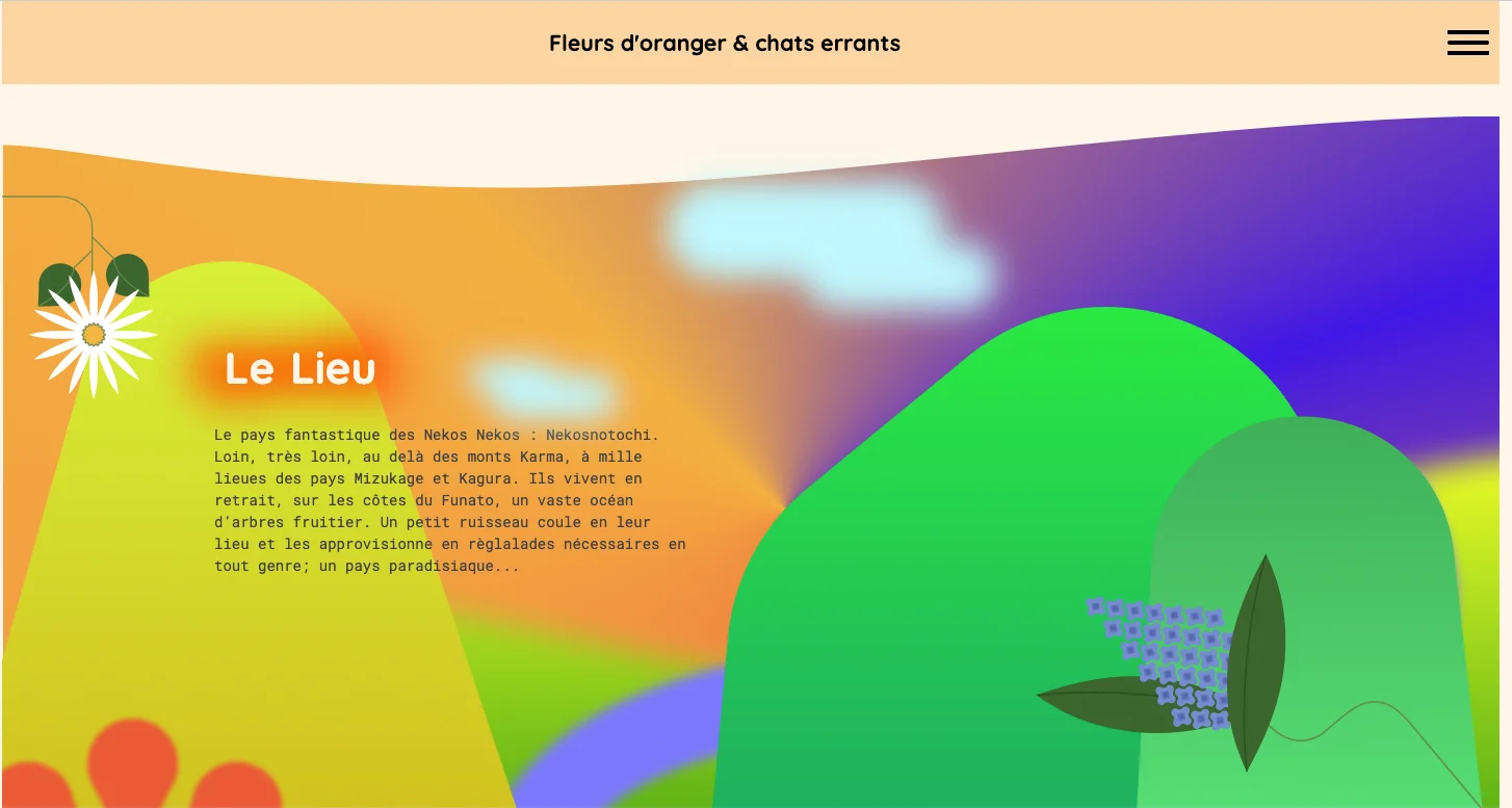 Section lieu du site Web Section lieu de la page d’accueil du site Web Studio Koukaki